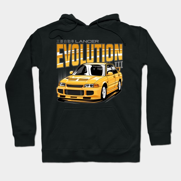 Lancer Evolution III GSR Hoodie by idrdesign